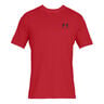 Sportstyle Left Chest Maglietta Uomini-Rosso,Nero
