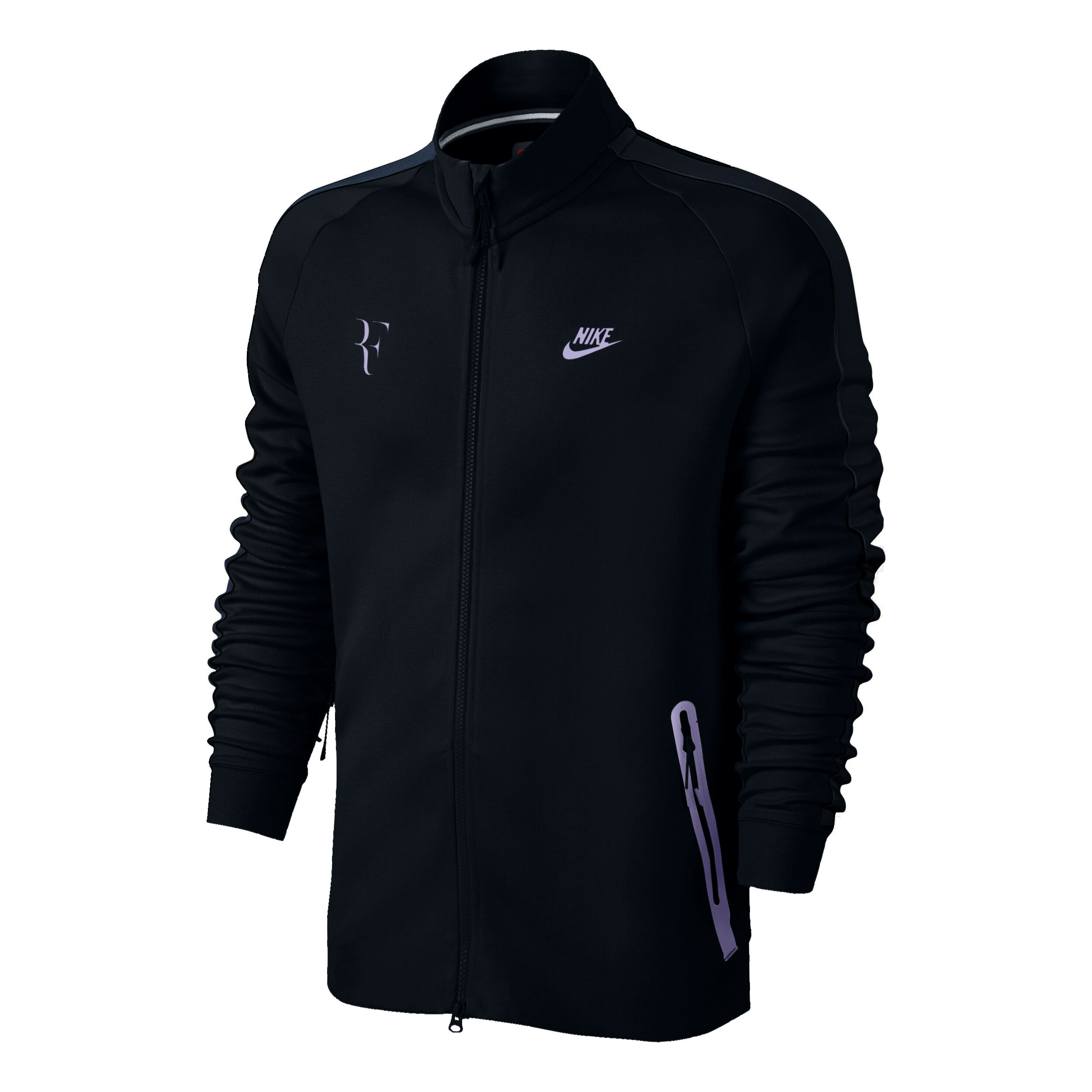 Buy Nike Roger Federer Premier Giacca Da Allenamento Uomini Nero Lilla online Tennis Point IT