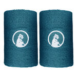Abbigliamento da tennis Quiet Please Quiet Please Long Polsino Anti Sudore Confezione Da 2-Color Petrolio