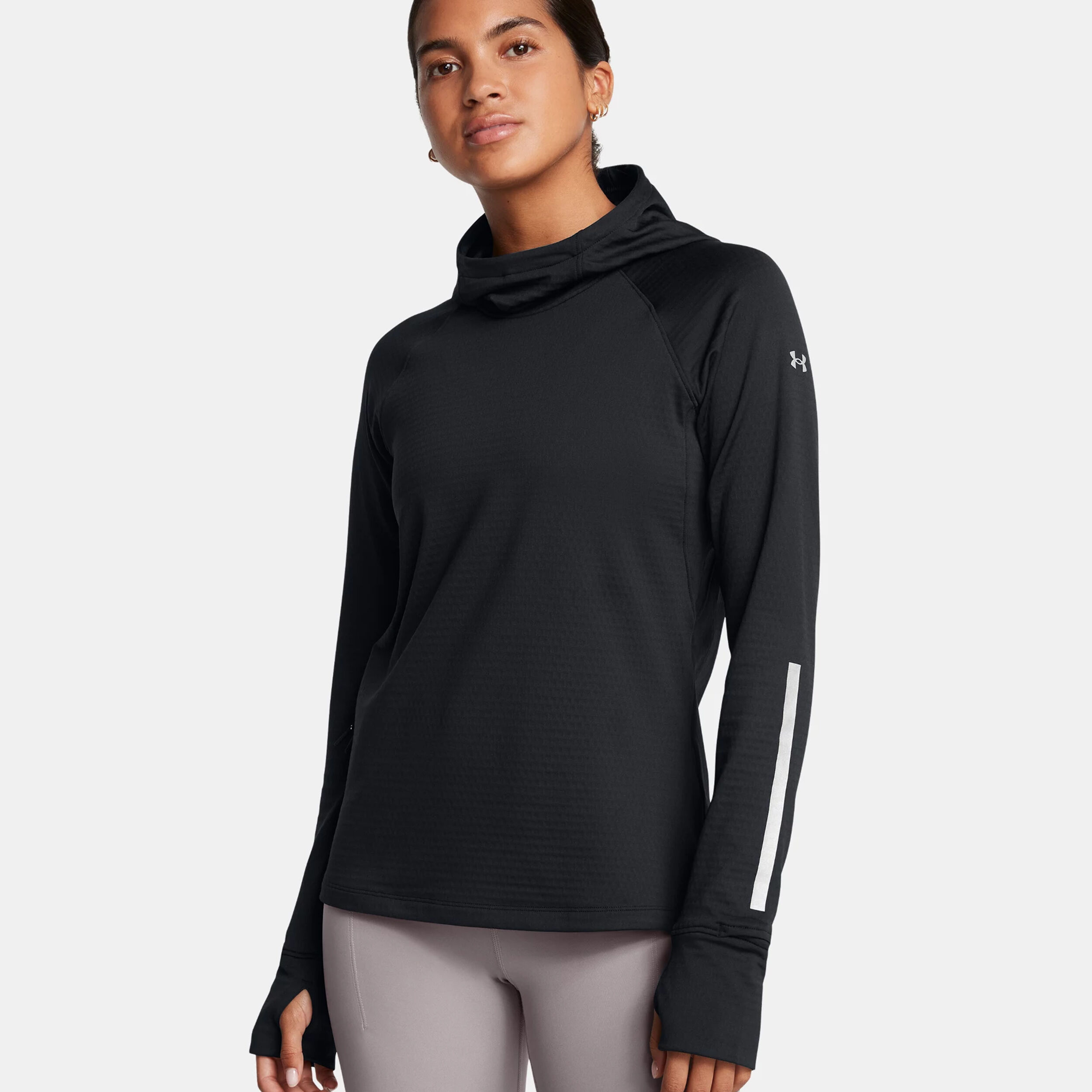 Under armour felpa nera donna sale