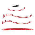 Accessori per racchette Yonex Yonex Vcore 95 Scarlet Set di occhielli 