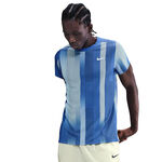 Abbigliamento Nike Nike Court Dri-Fit Victory Print Maglietta Uomini-Blu,Blu Chiaro