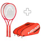 Confezione Di Racchette HEAD 2x Radical MP 2025 plus Schlägertasche