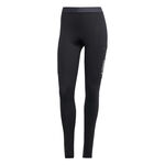 Abbigliamento adidas adidas Terrex XPR Brushed Calzamaglia Da Corsa Donna-Nero