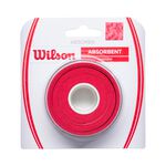 Overgrip Wilson WILSON DRY OVERGRIP 3 PACK RED
