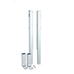 Strumenti per campi da tennis Tegra Tegra ASS Paletti Di Sostegno Rete Da Tennis-Argento