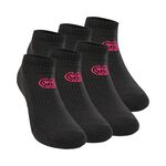 Abbigliamento Da Tennis BIDI BADU Leana No Show Tech Socks 6 Pack - black