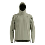 Abbigliamento Odlo Odlo X-Alp Waterproof Pro Giacca Da Corsa Uomini-Oliva