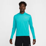 Abbigliamento Nike Nike Pacer Half-Zip Longsleeve Camicia da corsa Uomini-turchese