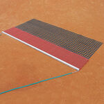 Strumenti per campi da tennis Tegra Tegra 185 X100cm Tappetino Combinato-Rosso,Nero