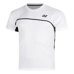 Yonex Yonex CREW NECK Maglietta Uomini-bianco, blu scuro