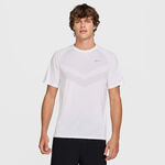 Abbigliamento Nike Nike Stride Tee Camicia da corsa Uomini-bianco
