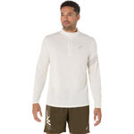 Abbigliamento ASICS ASICS Icon 1/2 Zip Camicia Da Corsa Uomini-Beige