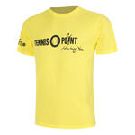 Abbigliamento Tennis-Point Tennis-Point Team Yellow Maglietta Uomini-Giallo