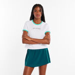 Abbigliamento New Balance New Balance Tennis Practice Maglietta Donna-bianco, verde