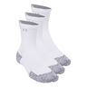 Velociti Run Cush 3p Crew  Calze da corsa Unisex-bianco, bianco