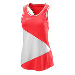 Abbigliamento Wilson Wilson Team II Canottiera Donna-Corallo,Bianco