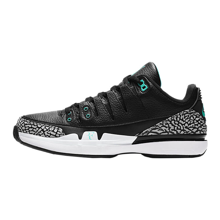Roger federer jordan 3 black top