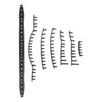 Accessori per racchette Babolat Babolat Pure Drive Tour,Lite,Junior Set Di Occhielli-Nero