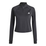 Abbigliamento adidas adidas Essentials 1/4 Zip Manica Lunga Donna-Nero