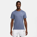 Abbigliamento da tennis Nike Nike Court Dri-Fit Advantage Maglietta Uomini-Grigio-blu
