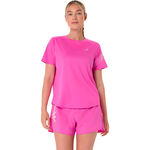 Abbigliamento ASICS ASICS Icon Camicia da corsa Donna-rosa