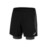 Abbigliamento ASICS ASICS Road 2in1 7in Pantaloncini da corsa Uomini - nero, 