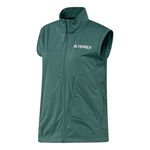 Abbigliamento adidas adidas Terrex XPR Softshell Gilet da corsa Donna-verde