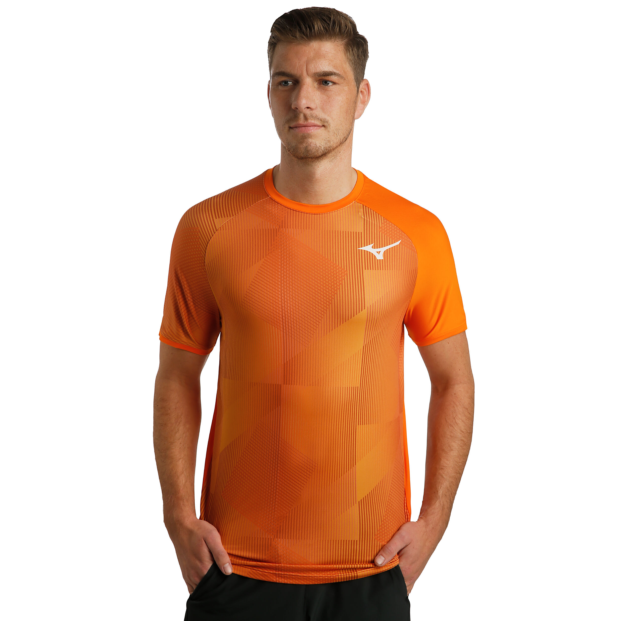 Magliette mizuno sale arancione