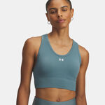 Abbigliamento Under Armour Under Armour Vanisheamle Mid Reggiseni sportivi Donna - blu, 