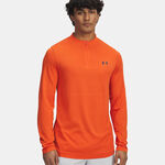Under Armour Under Armour Vanish Elite Seamless 1/4 Zip Manica lunga Uomini-arancione