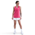 Abbigliamento Nike Nike Dri-Fit Regular Racerback Canottiera Donna - berry, bianco
