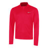 Pacer Half-Zip Camicia da corsa Uomini - rosso, 
