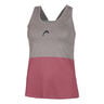 Play Tech Canottiera Donna-Rosa,Bianco