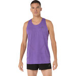 Abbigliamento ASICS ASICS Meatrun Camicia Da Corsa Uomini-Viola