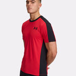 Abbigliamento Under Armour Under Armour Wordmark Maglietta Uomini-Rosso