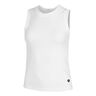 Ace Pocket Ribbed Canottiera Donna-Bianco
