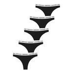 Abbigliamento da tennis Bj&ouml;rn Borg Bj&ouml;rn Borg Logo Thong 5 P Perizoma Donna-nero, bianco