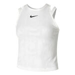 Abbigliamento Nike Nike Dri-Fit Slam Canottiera Donna-Bianco,Oro