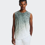 Abbigliamento da tennis On On Court Tank Fade Canottiera Uomini-verde, bianco
