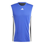 Abbigliamento adidas adidas Pro Canottiera Uomini - blu, multicolore