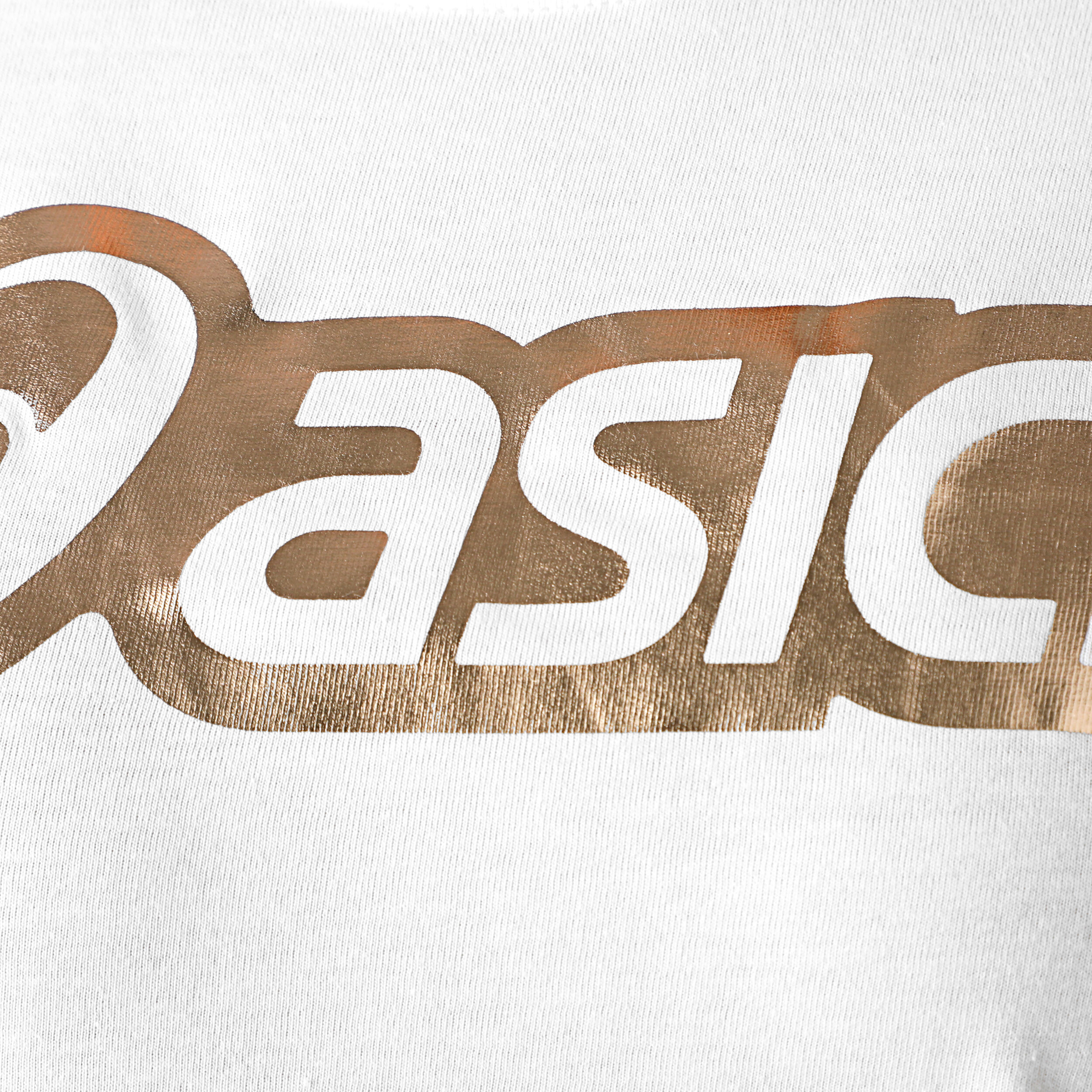 Logo Graphic Maglietta Donna Bianco Oro
