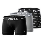 Abbigliamento Nike Nike Dri-FIT Essential Micro Trunk Boxer Confezione Da 3 Uomini-Nero,Grigio