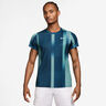 Court Victory Dri-Fit Print Maglietta Uomini - color petrolio, bianco