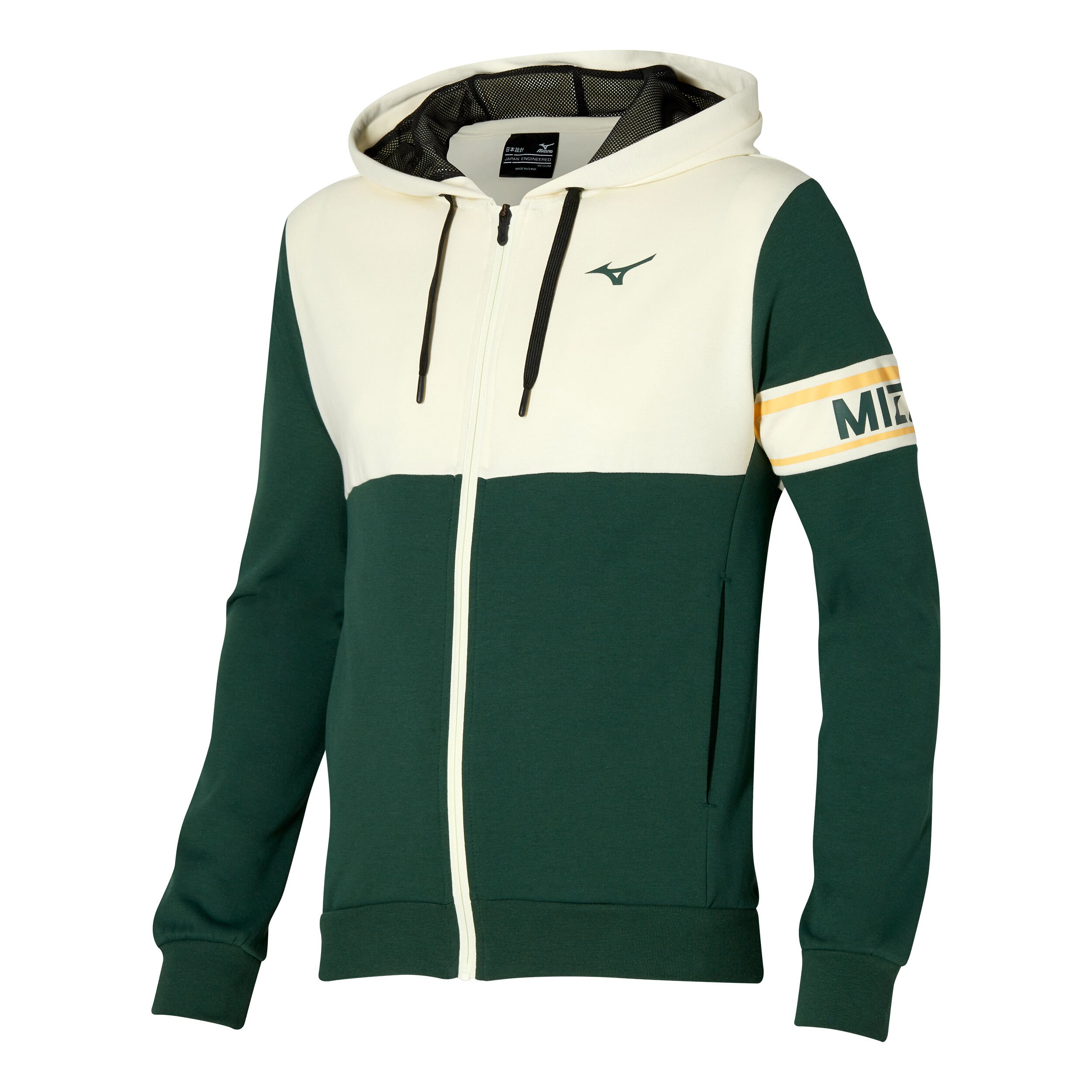 Buy Mizuno Athletics Sweat Giacca Da Allenamento Uomini Verde Crema online Tennis Point IT