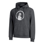 Abbigliamento Quiet Please Quiet Please Endlessly Washed Out Loose Fit Felpa Con Cappuccio Uomini-Antracite,Bianco