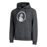 Endlessly Washed Out Loose Fit Felpa Con Cappuccio Uomini-Antracite,Bianco