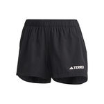 Abbigliamento adidas adidas Terrex MT Trail 3in Pantaloncini Da Corsa Donna-Nero