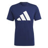 Training Essential Feel Ready Logo Maglietta Uomini-Blu Scuro,Bianco