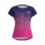 Abbigliamento BIDI BADU BIDI BADU Grafic Illumination Maglietta Ragazze - rosa, blu scuro